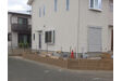 川越市鯨井　ブロック塀フェンス施工中