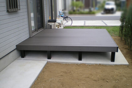 川越のウッドデッキ工事