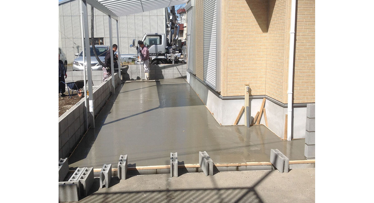 川越の土間コンクリート工事