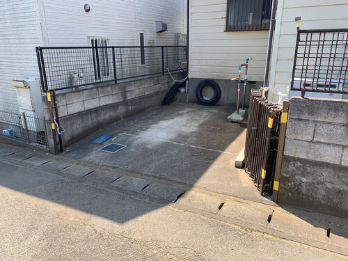 伸縮門扉施工前1