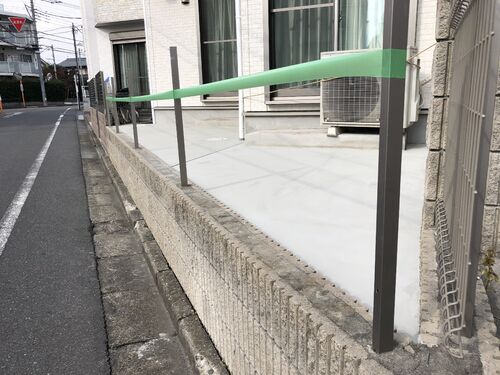 東京都西東京市 土間コンクリート工事施工後1